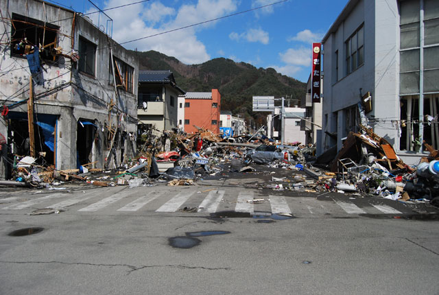 釜石 青紀土木 平成23年3月12日