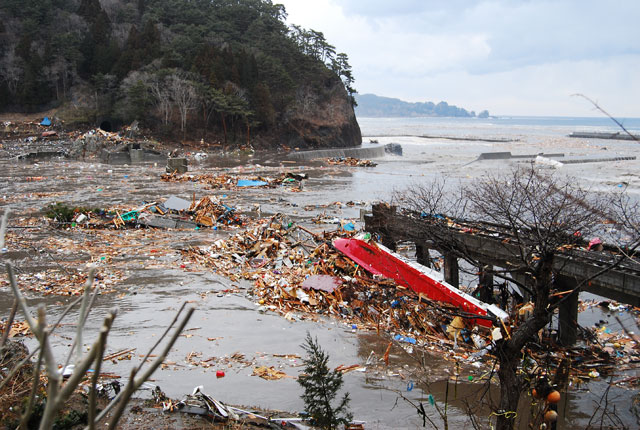 被災 島越 津波