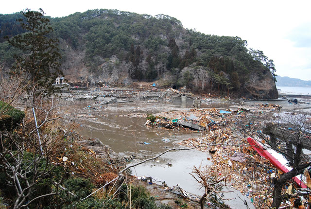 被災 島越 津波