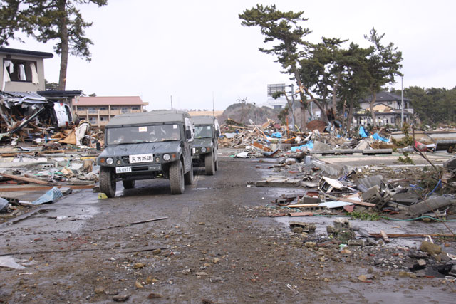 菖蒲田浜 自衛隊