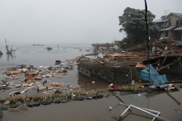 町民からの写真提供 震災