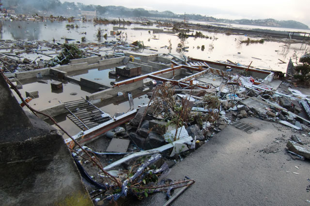 町民からの写真提供 震災