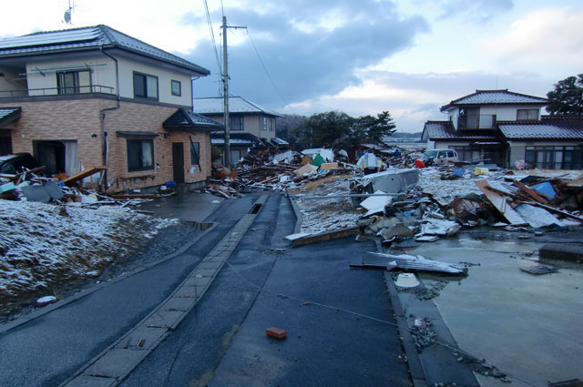 町民からの写真提供 震災