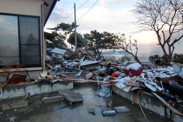 町民からの写真提供 震災