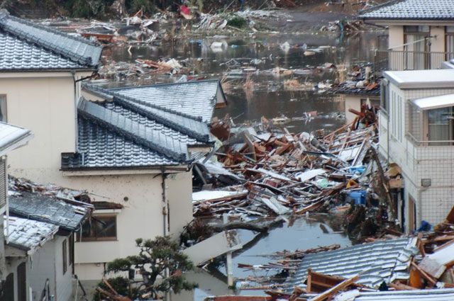 町民からの写真提供 震災