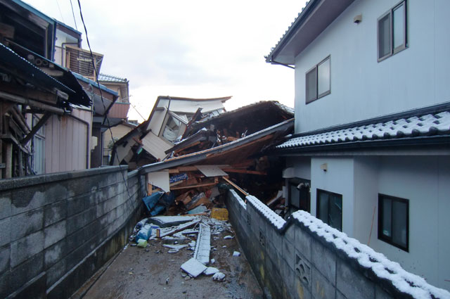 町民からの写真提供 震災