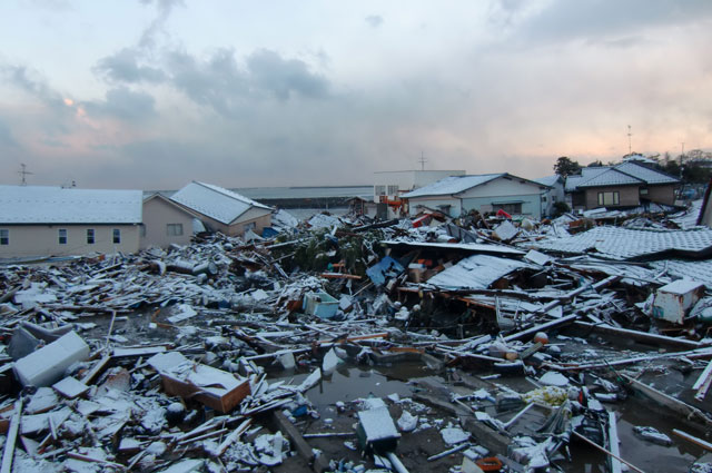 町民からの写真提供 震災