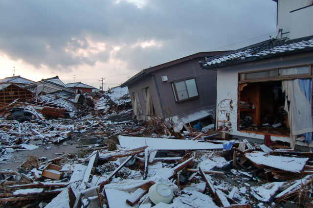 町民からの写真提供 震災