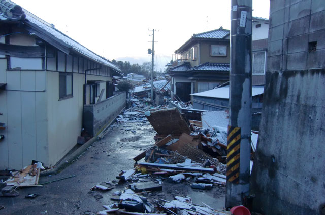 町民からの写真提供 震災