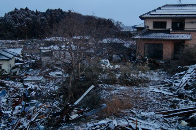 町民からの写真提供 震災