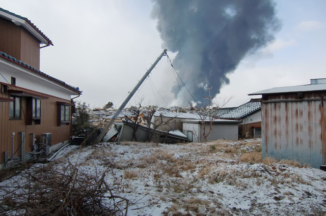 町民からの写真提供 震災