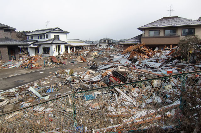 町民からの写真提供 震災