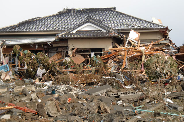 町民からの写真提供 震災