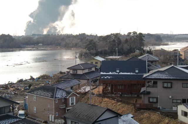 町民からの写真提供 震災