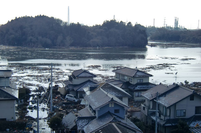 町民からの写真提供 震災