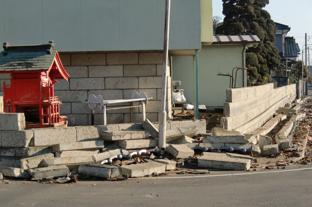 町民からの写真提供 震災