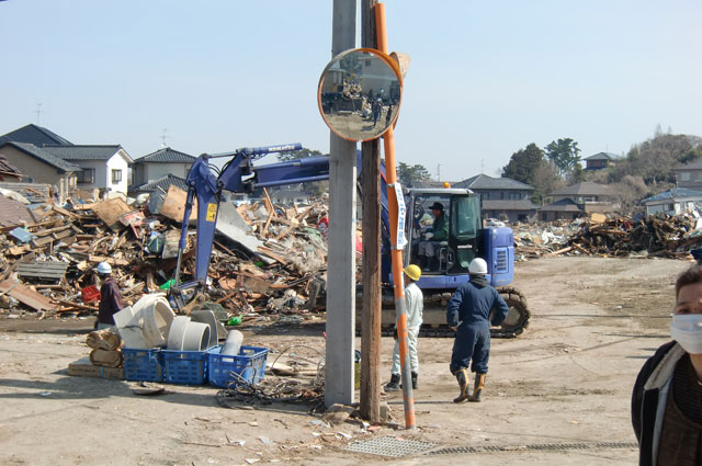 町民からの写真提供 震災