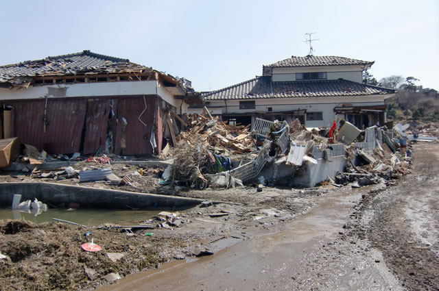 町民からの写真提供 震災