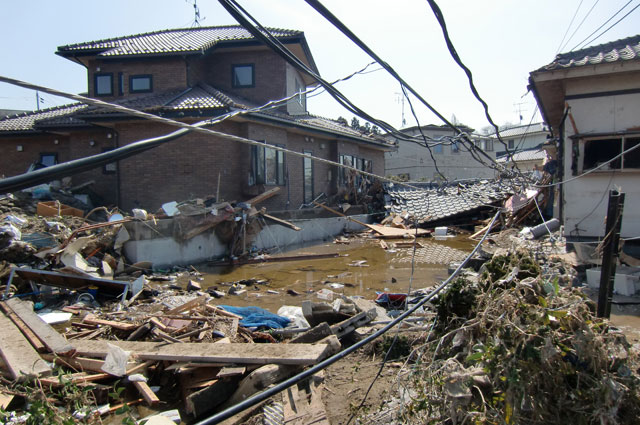 町民からの写真提供 震災