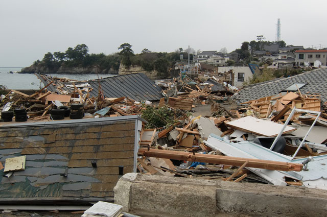 町民からの写真提供 震災