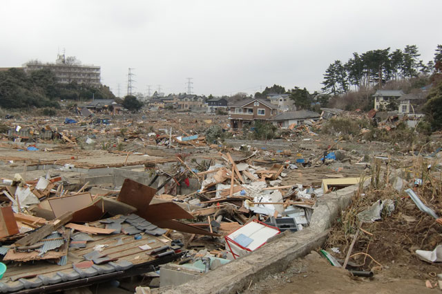 町民からの写真提供 震災