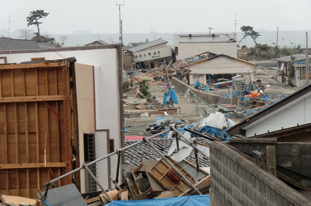 町民からの写真提供 震災