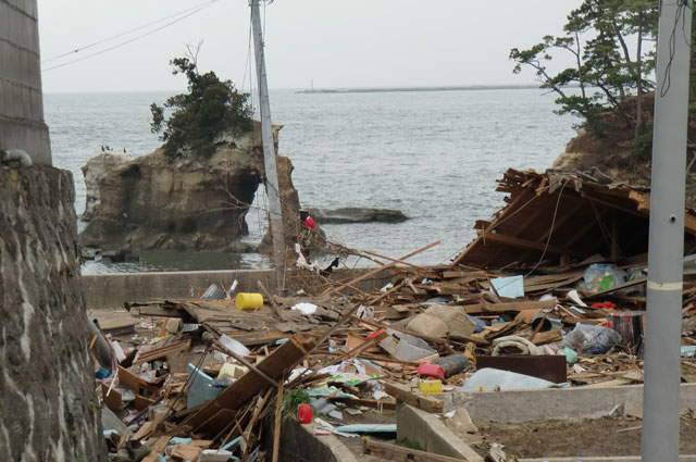 町民からの写真提供 震災