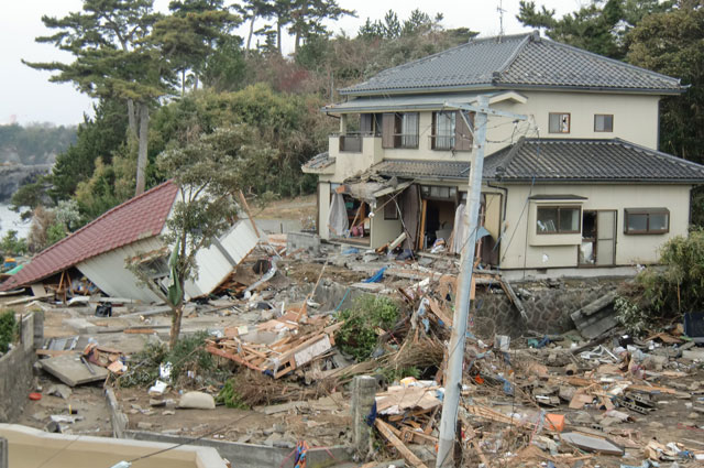 町民からの写真提供 震災