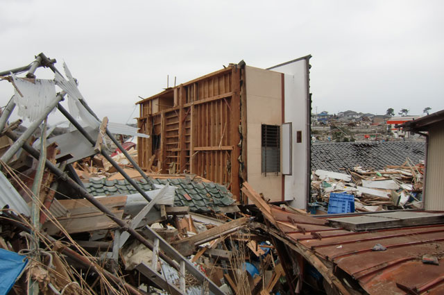 町民からの写真提供 震災