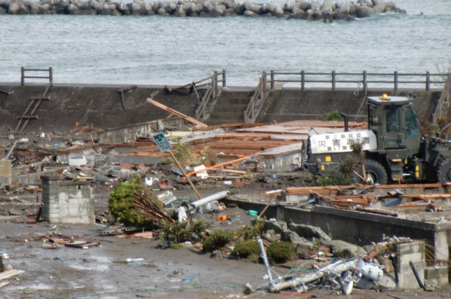 町民からの写真提供 震災