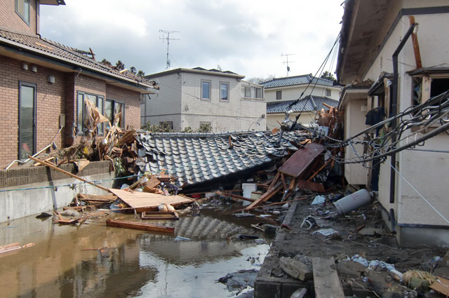 町民からの写真提供 震災