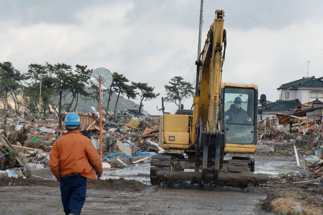 町民からの写真提供 震災