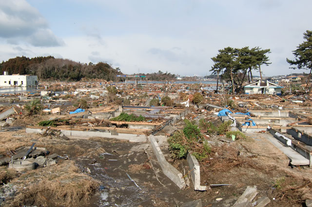 町民からの写真提供 震災