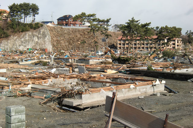 町民からの写真提供 震災