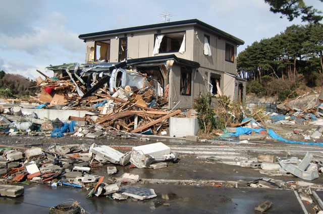 町民からの写真提供 震災