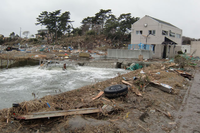 町民からの写真提供 震災