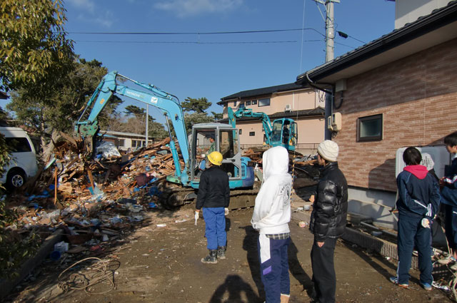 町民からの写真提供 震災