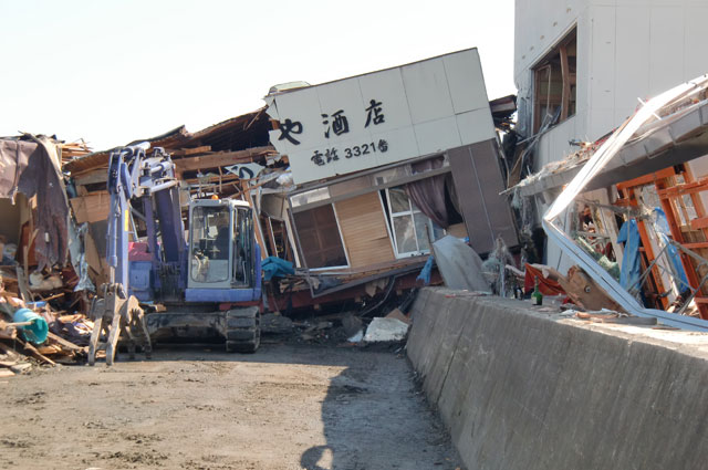 町民からの写真提供 震災