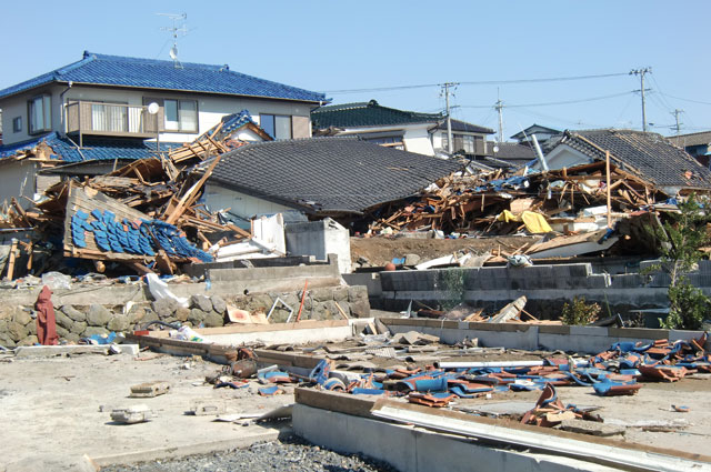 町民からの写真提供 震災