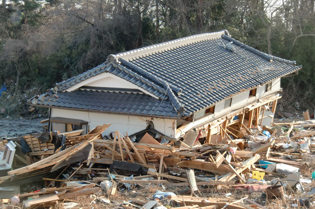 町民からの写真提供 震災