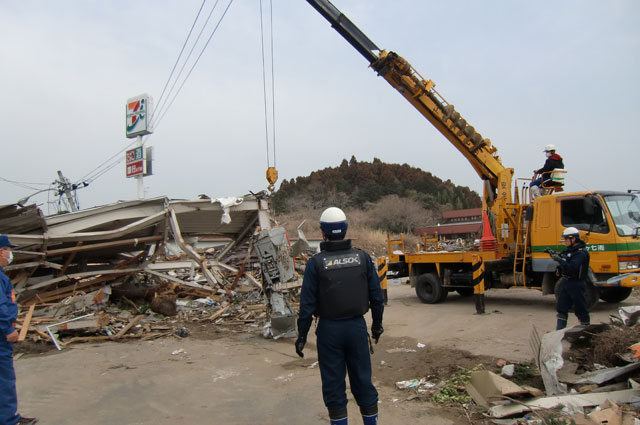 町民からの写真提供 震災