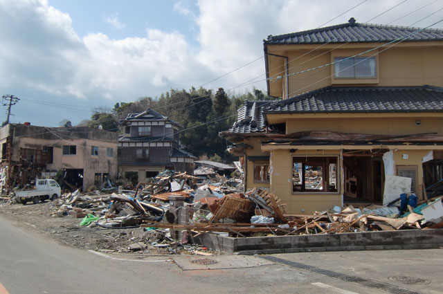 町民からの写真提供 震災