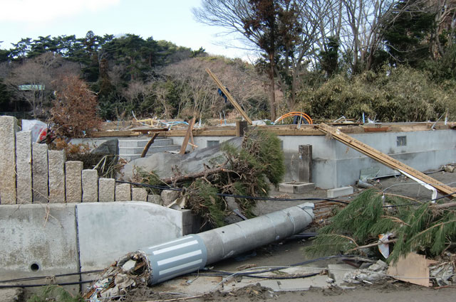 町民からの写真提供 震災