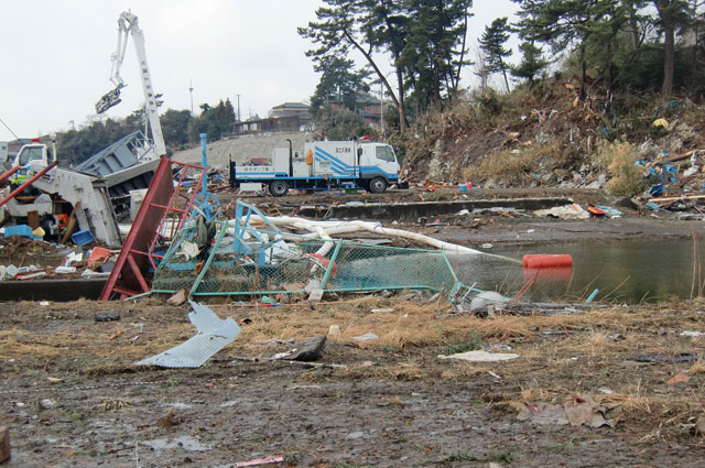 町民からの写真提供 震災