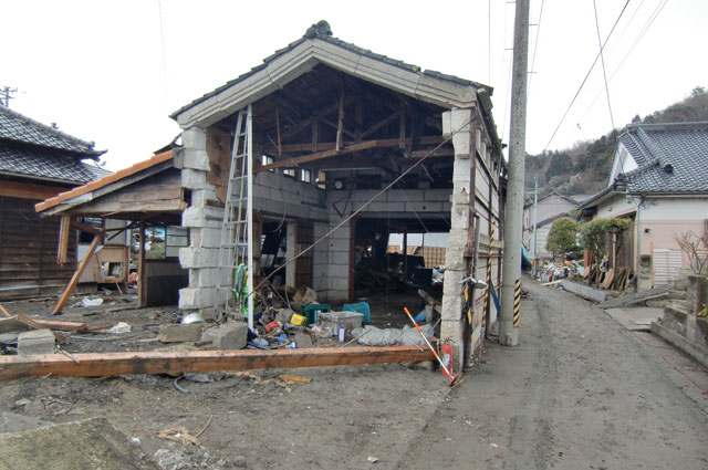 町民からの写真提供 震災