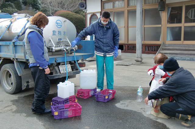 町民からの写真提供 震災