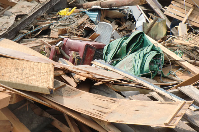 町民からの写真提供 震災