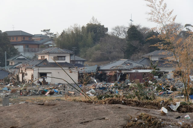 町民からの写真提供 震災