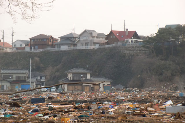 町民からの写真提供 震災