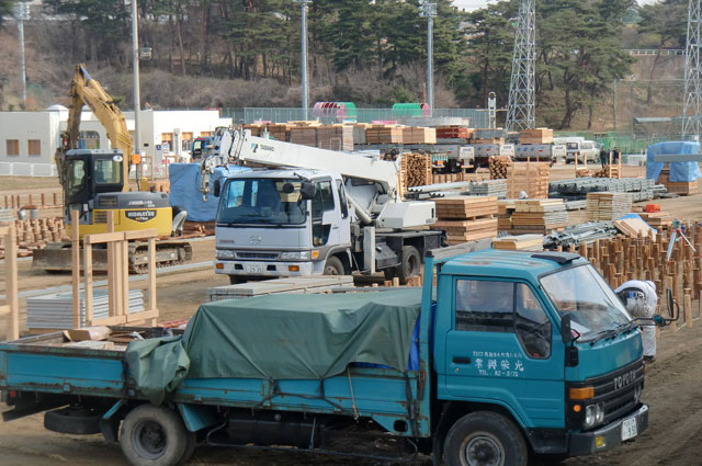 町民からの写真提供 震災